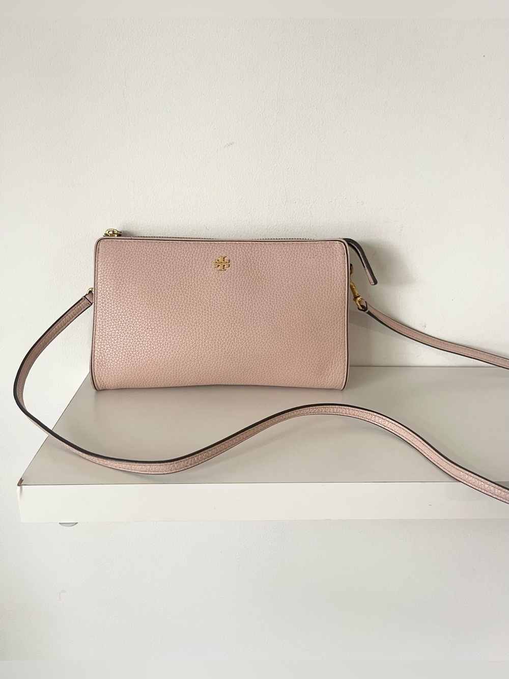 Tory Burch Light Pink Crossbody Bag